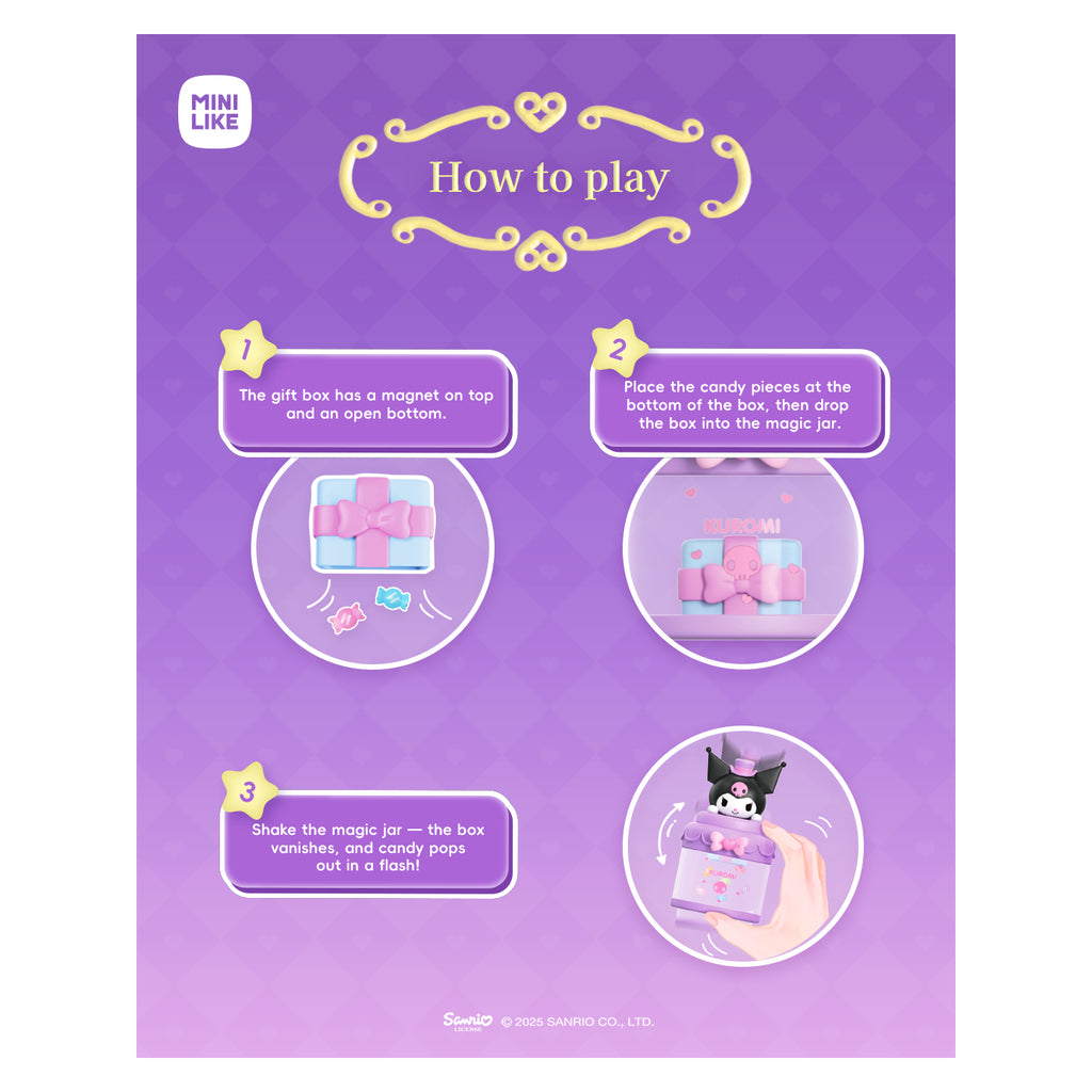 Sanrio 角色驚喜魔術罐系列盲盒 (一盒6個) 三麗鷗