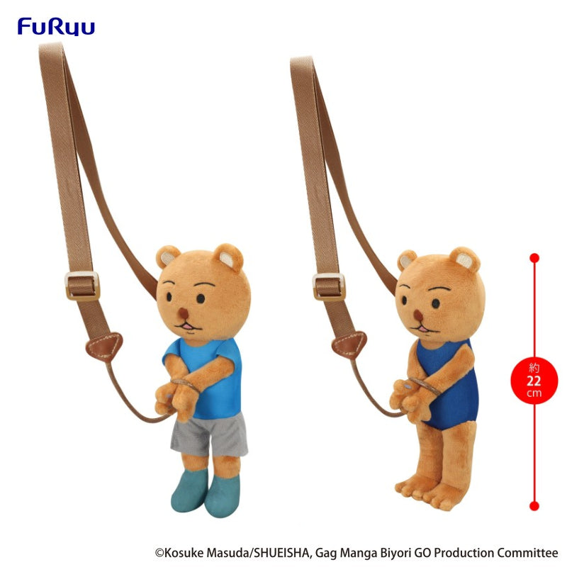 [Plush]《搞笑漫畫日和 GO》被逮捕的熊吉 (便服版 / 泳裝版)