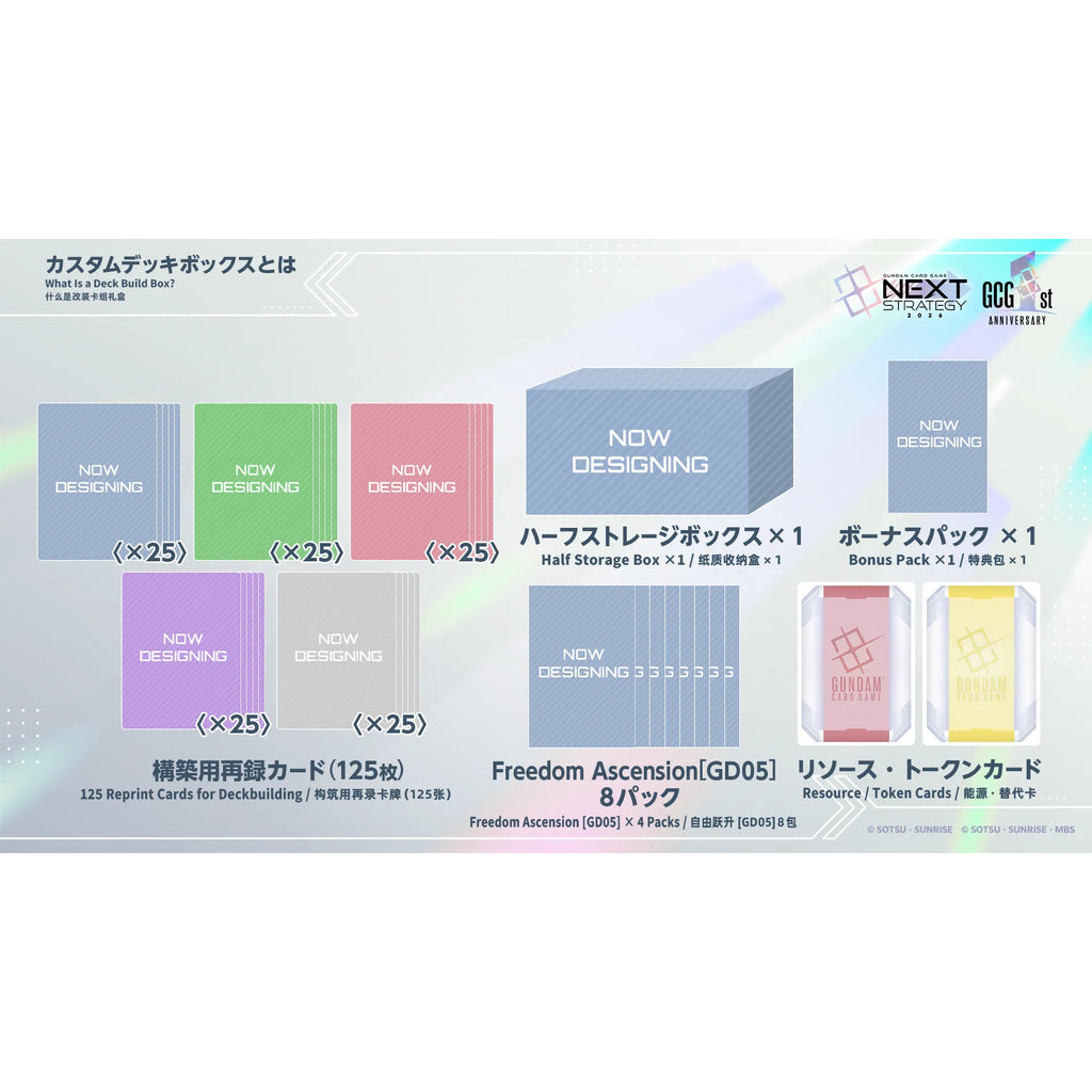 高達卡牌遊戲 改裝卡組禮盒 Freedom Ascension [SC01]