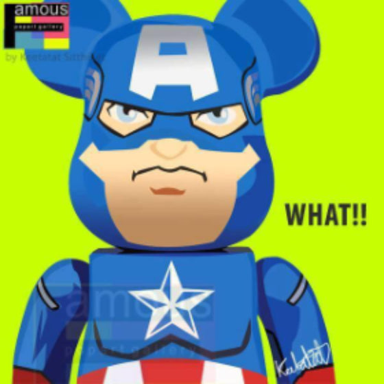 Drawing (Bearbrick - Captain America)