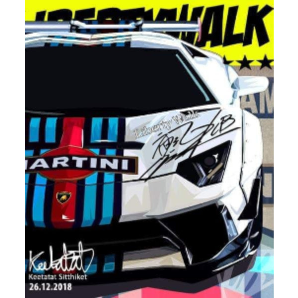 Drawing (林寶堅尼 Martini Lambo Liberty Walk)