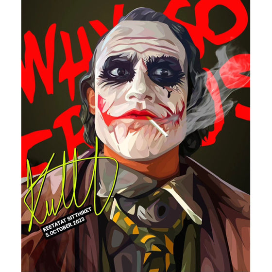 Drawing (小丑 Joker New Why so Serious)
