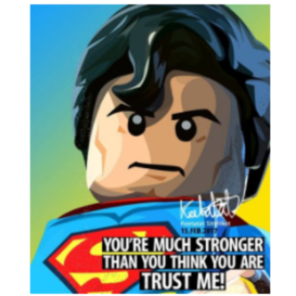 Drawing (超人 Lego Superman - You're Much Stronger Than You Think You Are)
