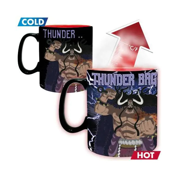 海賊王 - 遇熱變色杯 - 460 ML - 路飛 vs 凱多