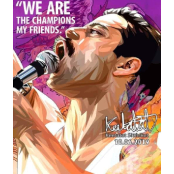 Drawing (Freddie Mercury - We are the Champions)