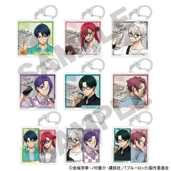 藍色監獄 Holiday Glasses 亞加力鎖匙扣系列 第1彈 (一套9款)