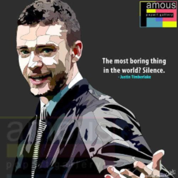Drawing (Justin Timberlake - Black)
