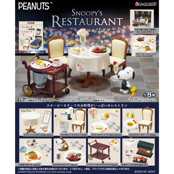 RE-MENT - Snoopy 餐廳微型系列  (一套8款)