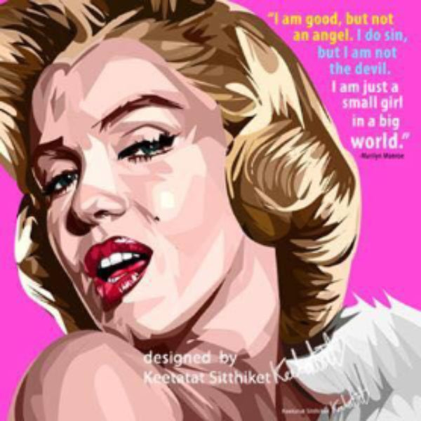 Drawing (瑪麗蓮·夢露 Marilyn Monroe - Pink)