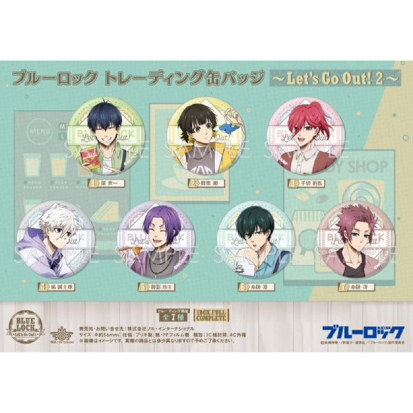 藍色監獄 Let's Go Out! 襟章系列 第2彈 (一套7款)