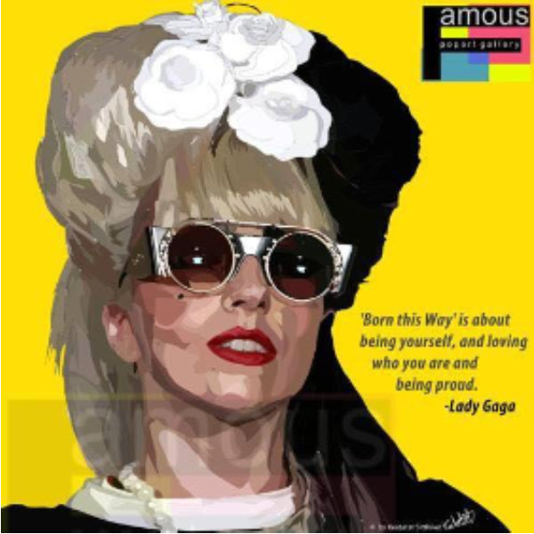 Drawing (Lady Gaga - Yellow)