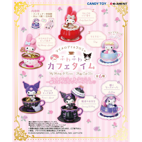 REMENT - My Melody & Kuromi 夢幻下午茶系列 (一盒6個)