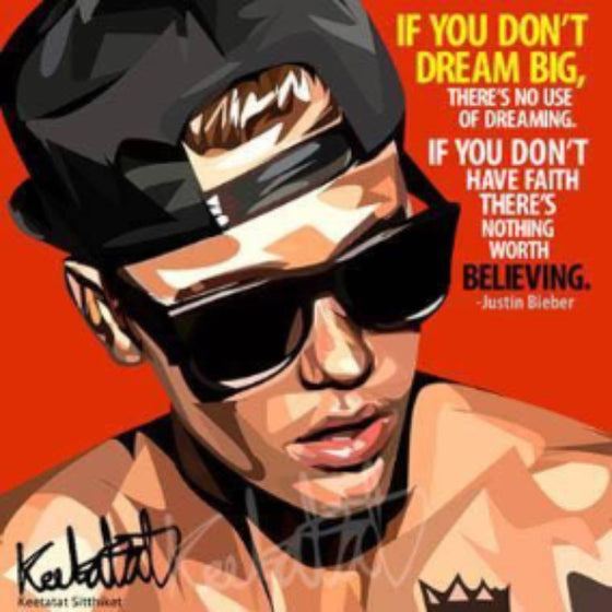 Drawing (Justin Bieber If You Don't Dream Big)