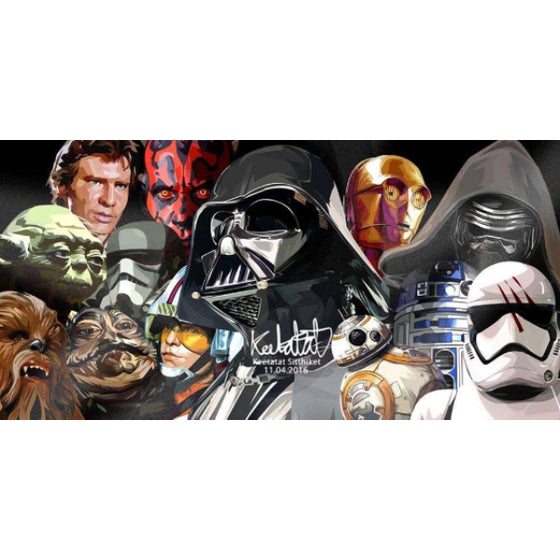 Drawing (星球大戰 Star Wars Kylo, Troopers, BB8, Han Solo 2pcs)