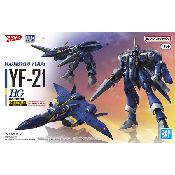 HG 1/100 YF-21 雨燕 《超時空要塞 Plus》 / 專用水貼