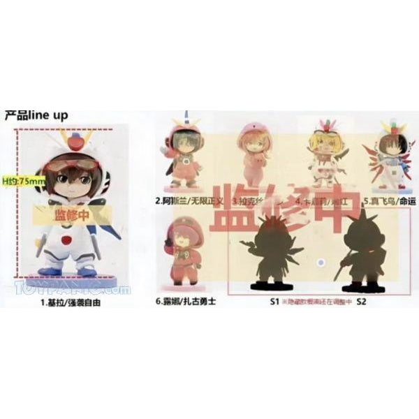 [BN FIGURE Q] 《機動戰士高達SEED DESTINY》睡衣造型Ver. (一盒6個)