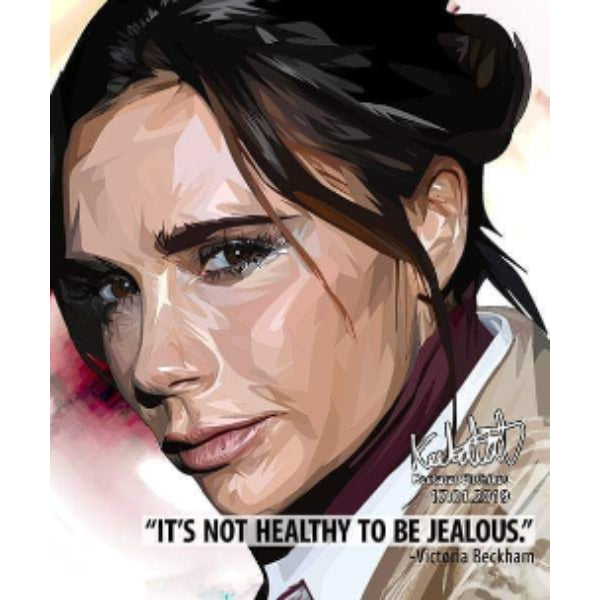 Drawing (Victoria Beckham - It's not healthy to be jealous)