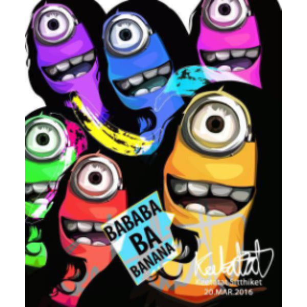 Drawing (Minions - Colourful Banana)
