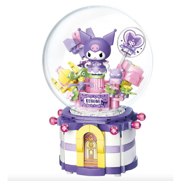Qman - Kuromi 可羅米 甜心炸彈造型音樂盒造型積木