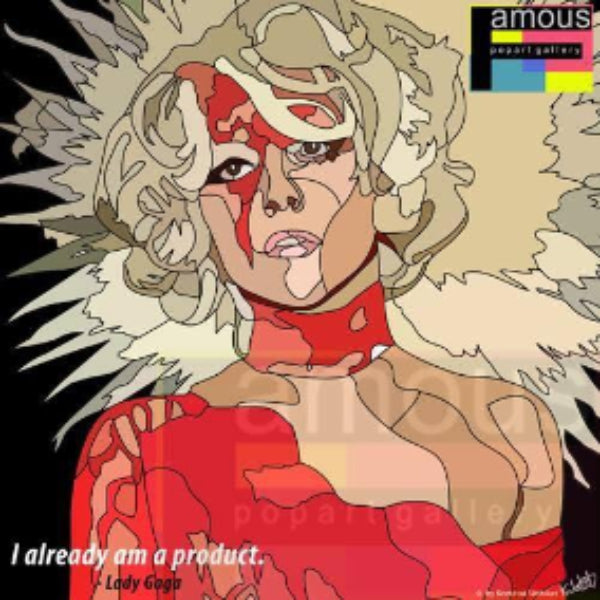 Drawing (Lady Gaga - Red)