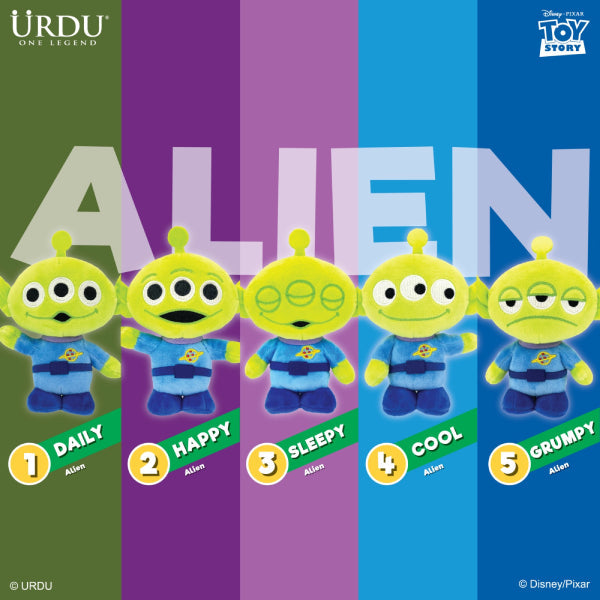 Urdu - 迪士尼可動毛公仔盲盒 ACTION SOFTOY 系列 5 - 三眼仔 (一套5款)