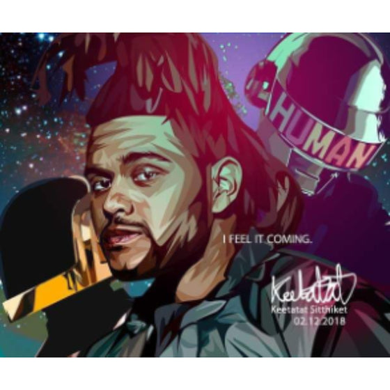 Drawing (The Weekend - I feel it coming)