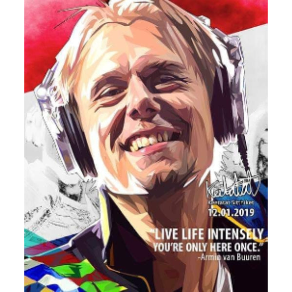 Drawing (Armin van Buuren - Live life intensely you're only here once)