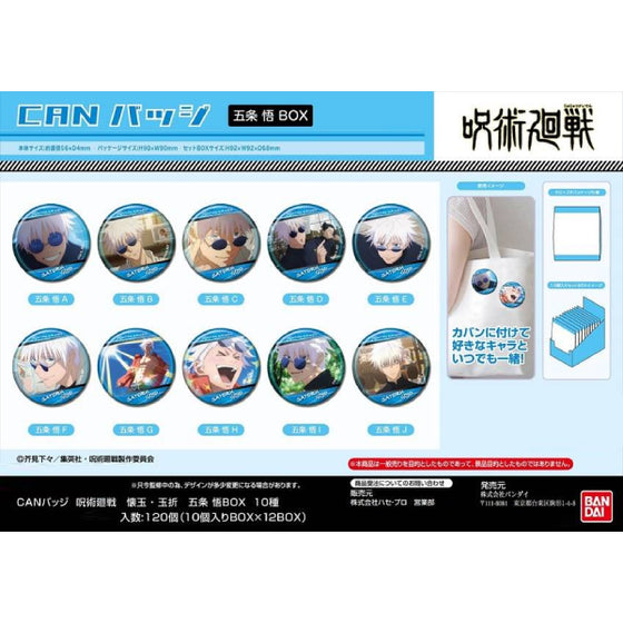 咒術迴戰 懷玉 玉折 BANDAI 襟章 五條悟BOX (一套10款)