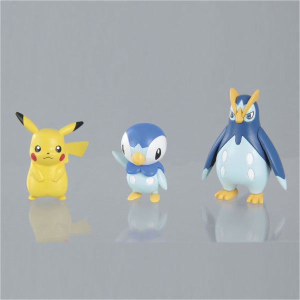 Pokemon Plastic Model Collection Select 006 Series EMPERTE EVOLUTION SET 寵物小精靈 寶可夢 帝皇企鵝