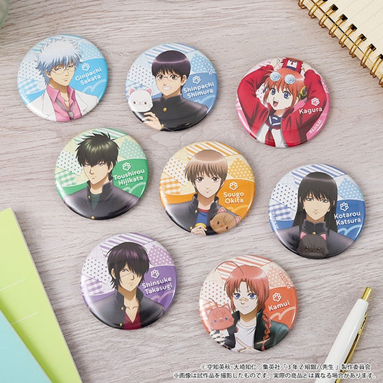 《銀魂》3年Z組銀八老師 貓系襟章 (一套8個)