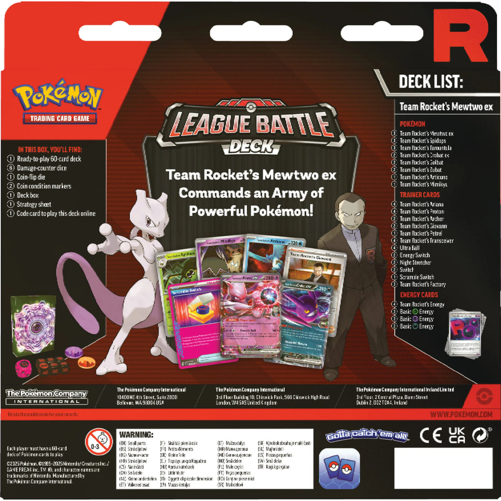 Pokemon Mewtwo ex League Battle Deck