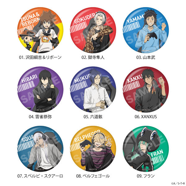 《家庭教師 HITMAN REBORN!》直播主造型襟章 (一盒9個)