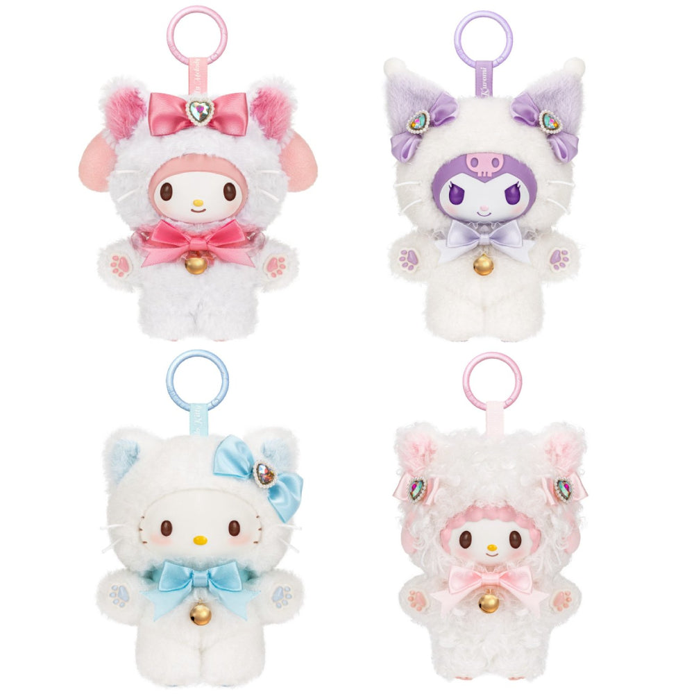 Sanrio characters 閃耀喵喵團系列搪膠毛絨公仔 (一盒8個)