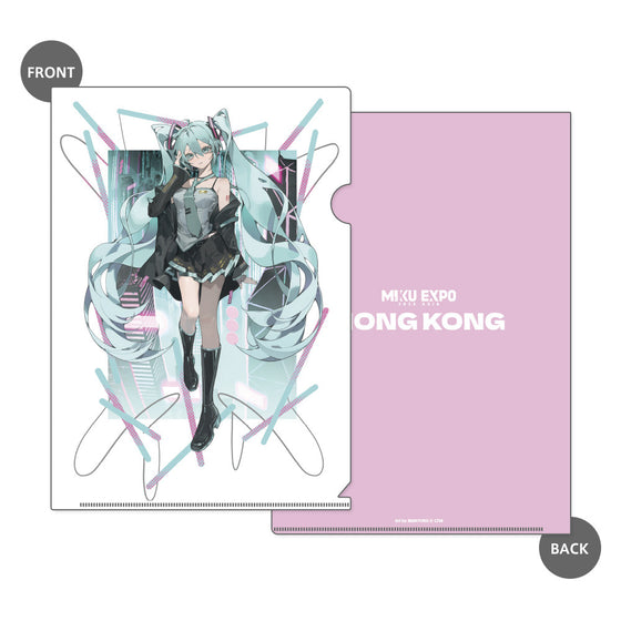 《初音未來巡迴演唱會2025》亞洲香港站限定店產品 - City Exclusive Clear 文件夾