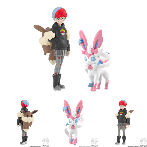 POKEMON SCALE WORLD 寵物小精靈 寶可夢帕底亞地區系列  牡丹 & 仙子伊貝