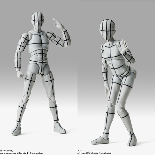 [SHF] -運動- (灰色線框Ver.) (素體君 [男]/ 素體醬 [女])
