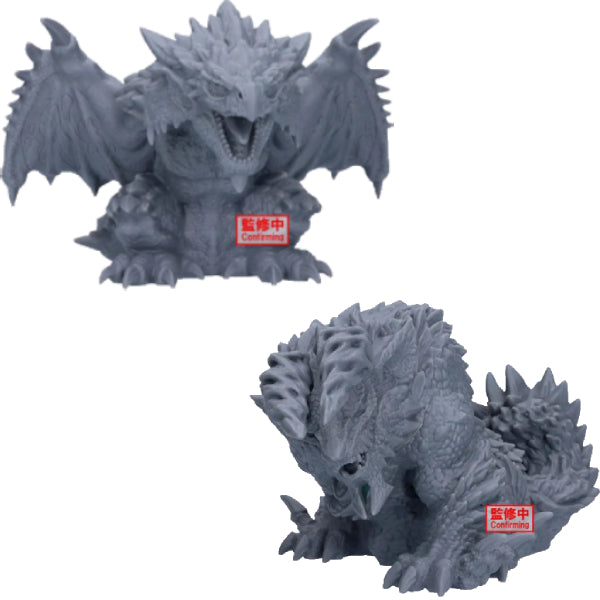 [景品] 魔物獵人系列 (雷狼龍 〜月下雷鳴〜 鎮座獸/激鬥！ 雄火龍里奧雷斯~ 鎮座獸)