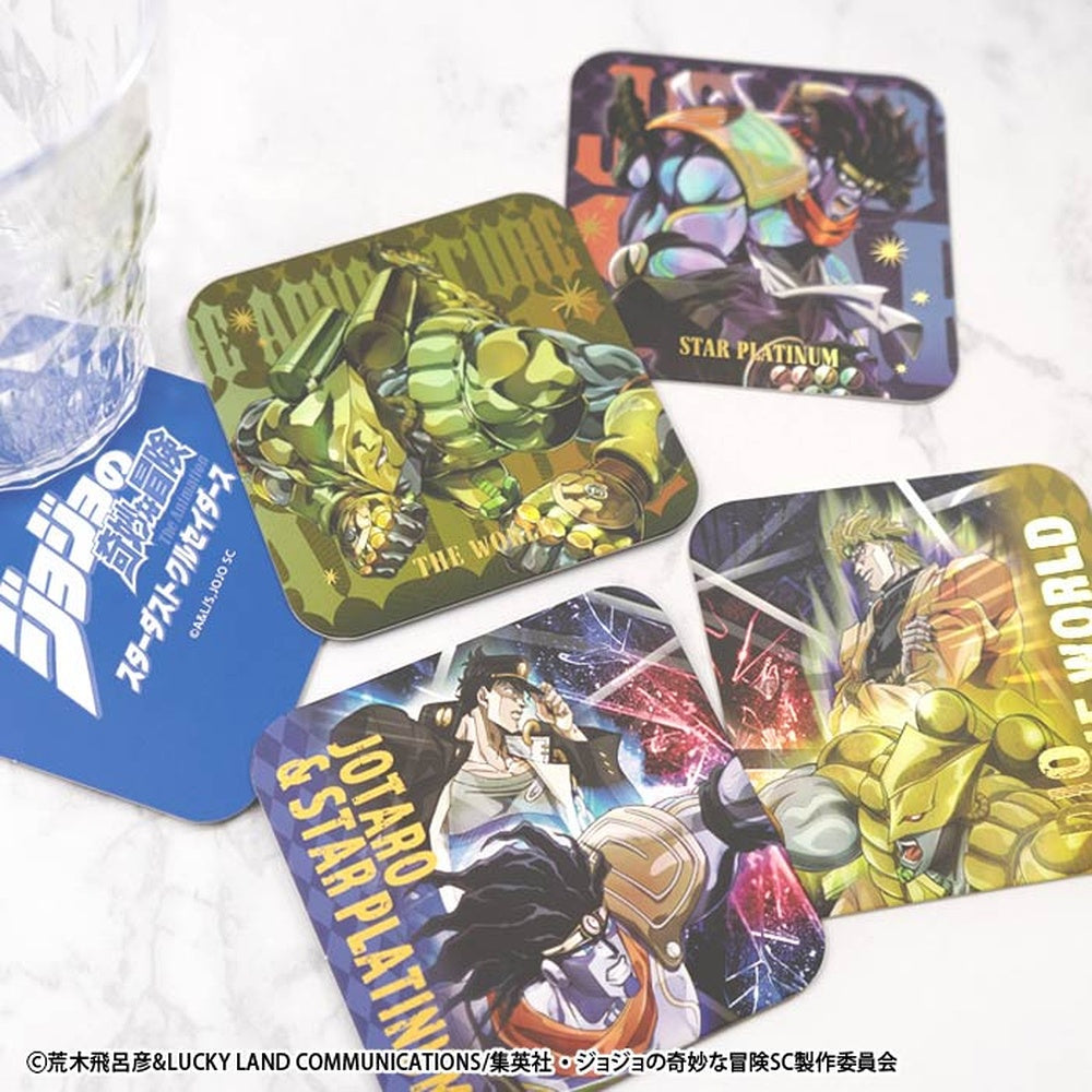 《JoJo的奇妙冒險 星塵遠征軍》方形杯墊收藏 食玩 (一盒 20包)