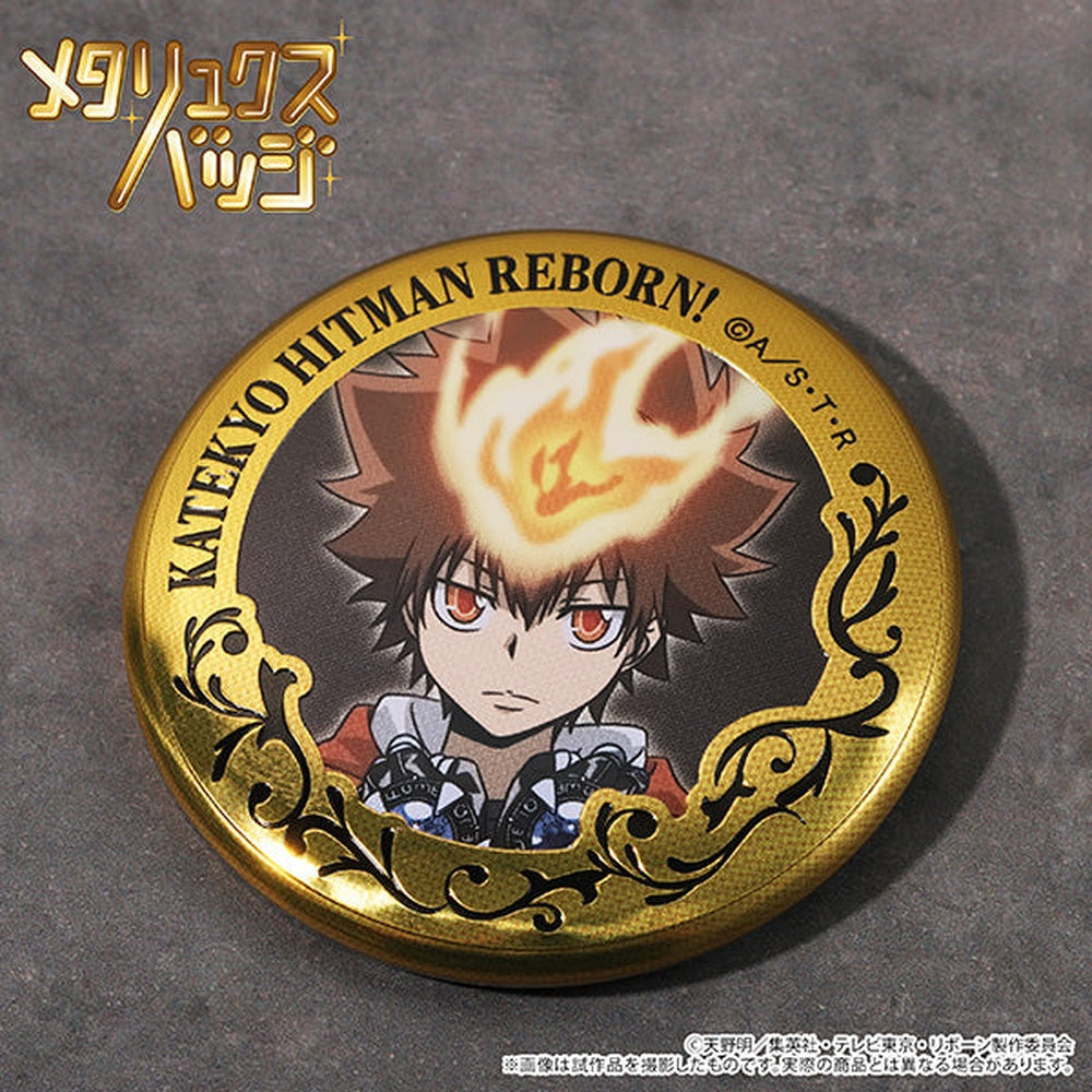 [Movic]《家庭教師HITMAN REBORN!》Metaluxe 金屬質感徽章 盲盒 (一盒10個)
