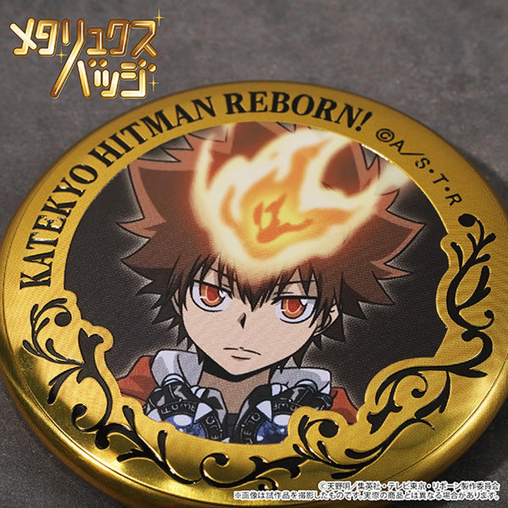 [Movic]《家庭教師HITMAN REBORN!》Metaluxe 金屬質感徽章 盲盒 (一盒10個)