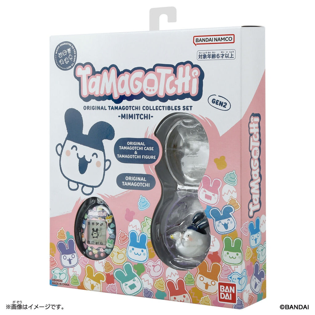 [Bandai]《他媽哥池》Original Tamagotchi 吊飾公仔套裝 -Mimitchi-