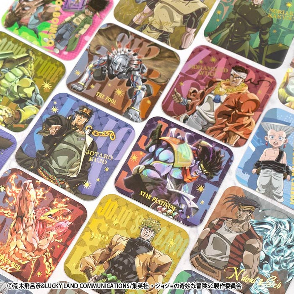 《JoJo的奇妙冒險 星塵遠征軍》方形杯墊收藏 食玩 (一盒 20包)