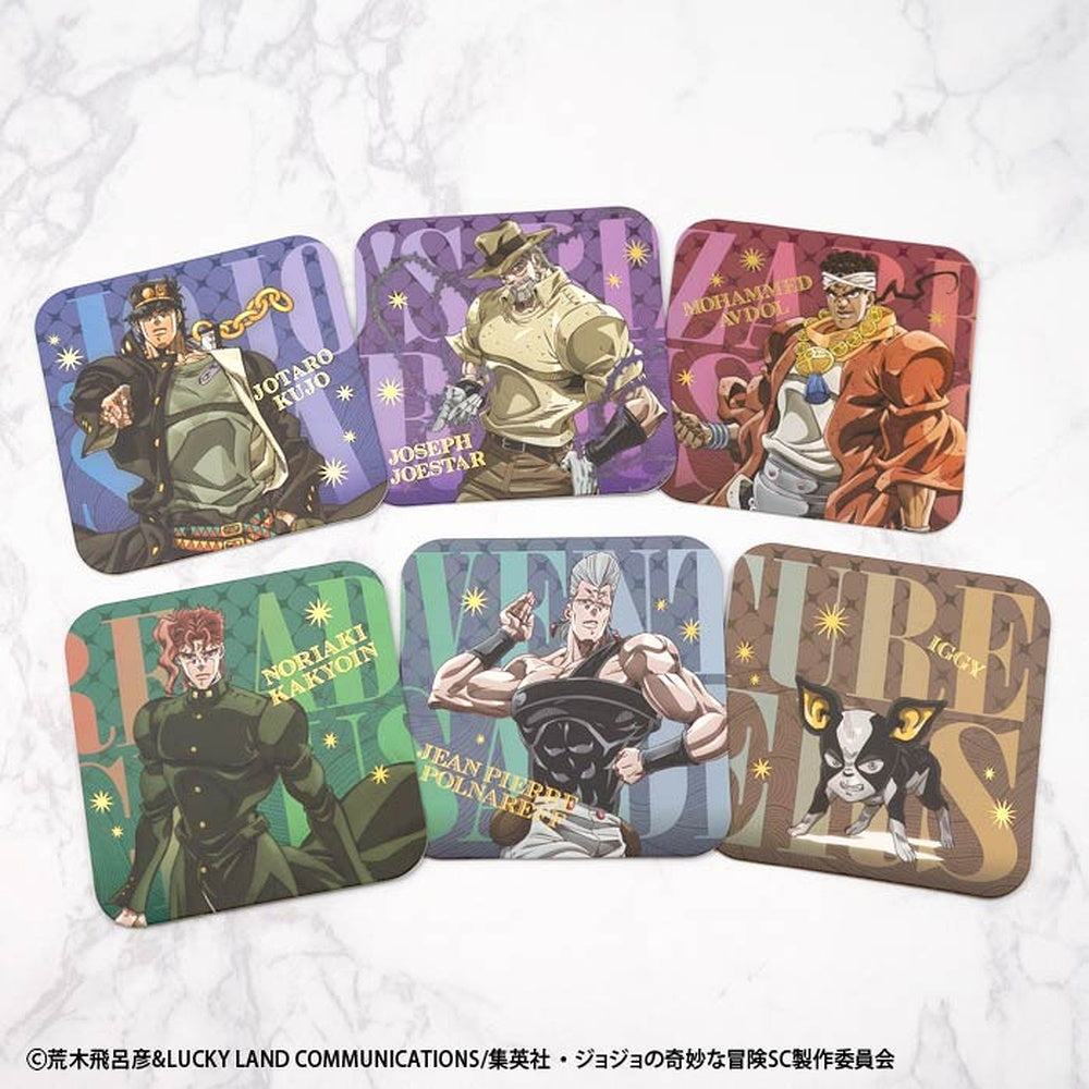 《JoJo的奇妙冒險 星塵遠征軍》方形杯墊收藏 食玩 (一盒 20包)