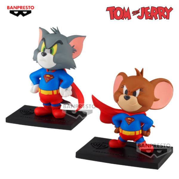 [華納兄弟100週年] 湯姆與謝利系列 超人造型 (A: 湯姆 TOM/ B: 謝利 JERRY)