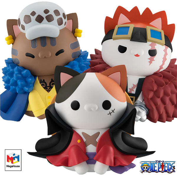 [MEGA CAT]《ONE PIECE 海賊王》The Big (莫奇·D·路飛 / 特拉法爾嘉·羅 / 尤斯達斯·奇杜) (2025年5月再販版本)