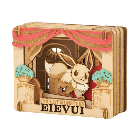 Paper Theater - Wood Style Pokemon Eevee to Issho | DIY | Up-Next HK