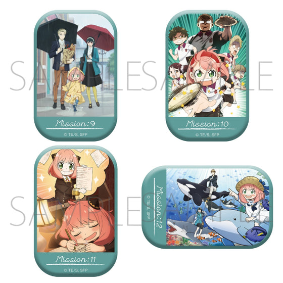 《間諜家家酒》SPY × FAMILY 四方形襟章 MISSION 9 -12 (4款)