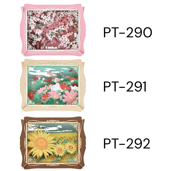 紙劇場 (PT-290 櫻花 Sakura / PT-291 大波斯菊 Cosmos / PT-292 向日葵 Himawari)
