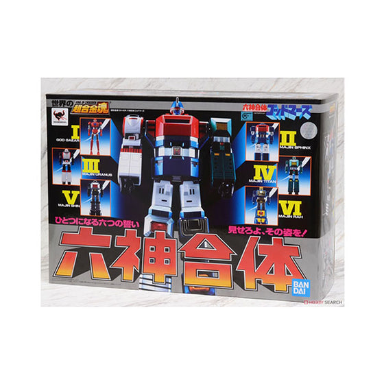 Soul of Chogokin GX-40R Six God Combination Godmars Toy Figures