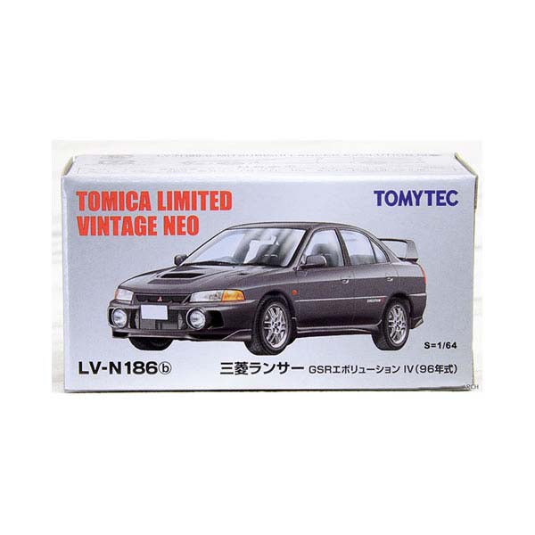 TLV-N186B LANCER GSR EVOLUTION IV DIECAST TOY MODEL CAR Box Packing